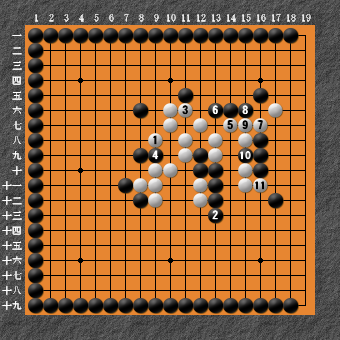 19路詰碁 問題⑧ 回答14