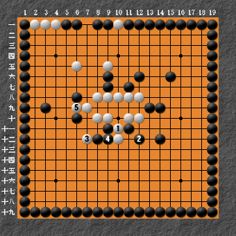 19路詰碁 問題⑦ 回答4