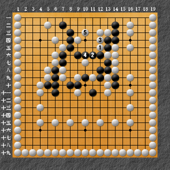 19路詰碁 問題⑨ 正解2