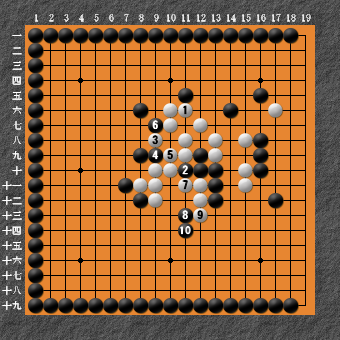 19路詰碁 問題⑧ 回答3