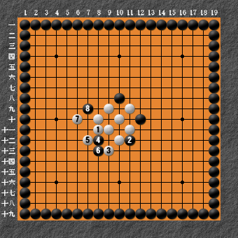 19路詰碁 問題⑥ 正解3