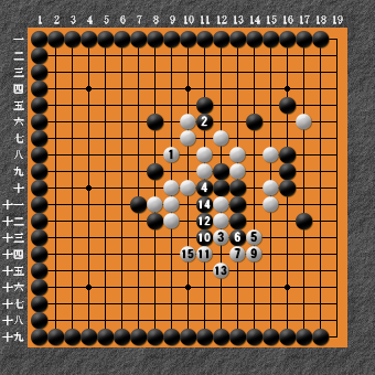 19路詰碁 問題⑧ 回答11
