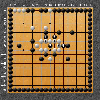 19路詰碁 問題⑦ 回答2
