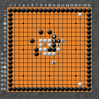 19路詰碁 問題⑤ コスミ1