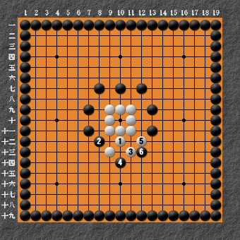 19路詰碁 問題② 変化図⑨