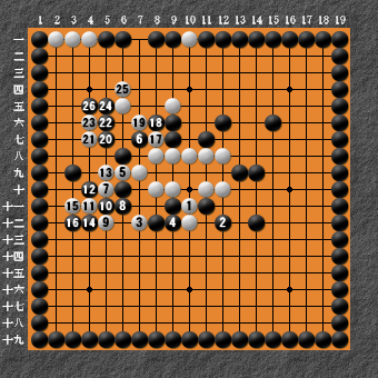 19路詰碁 問題⑦ 回答7