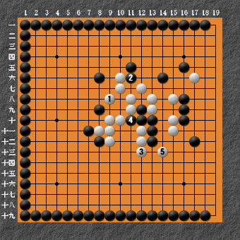 19路詰碁 問題⑧ 回答9