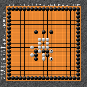 19路詰碁超難問 変化図1