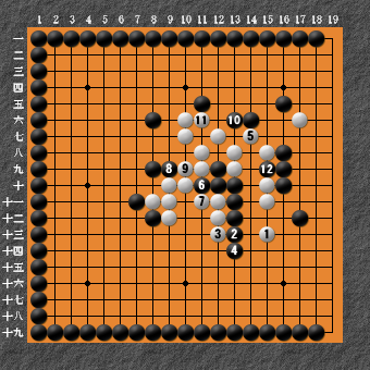 19路詰碁 問題⑧ 回答8