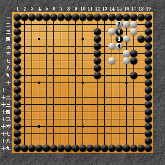 19路詰碁 問題⑩ 答え1