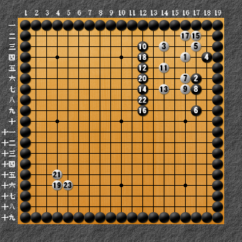 19路詰碁 問題⑩ 成り立ち